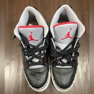 Nike Air Jordan Retro 3 Black Cement Sz 11.5